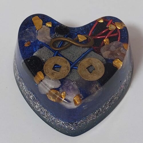 Orgonita con forma de Corazón modelo 12 Tamaño S