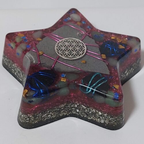 Orgonita con forma de Estrella modelo 9 Tamaño S