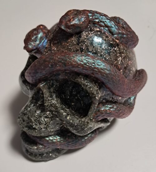 Electronite Calavera con Serpiente