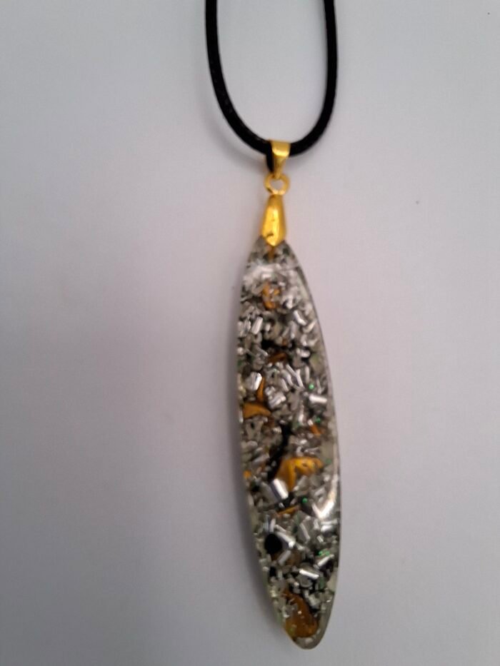Modelo 018 Orgón Glam. Colgante rectangular XL.