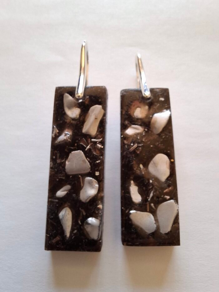 Modelo 34 Aura Bijoux. Pendiente Rectangular L.