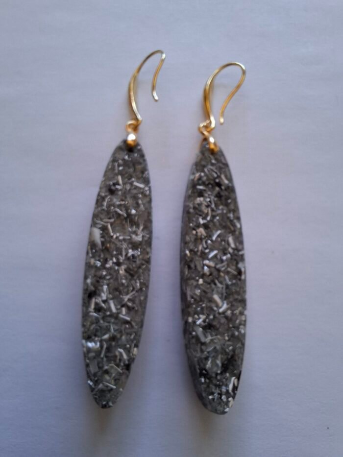 Modelo 020 Orgón Glam. Pendientes en Formato Oval XL. - Imagen 2